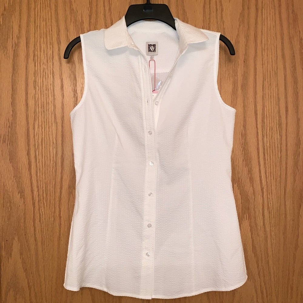 [NWT] Anne Klein Sleeveless Shirt